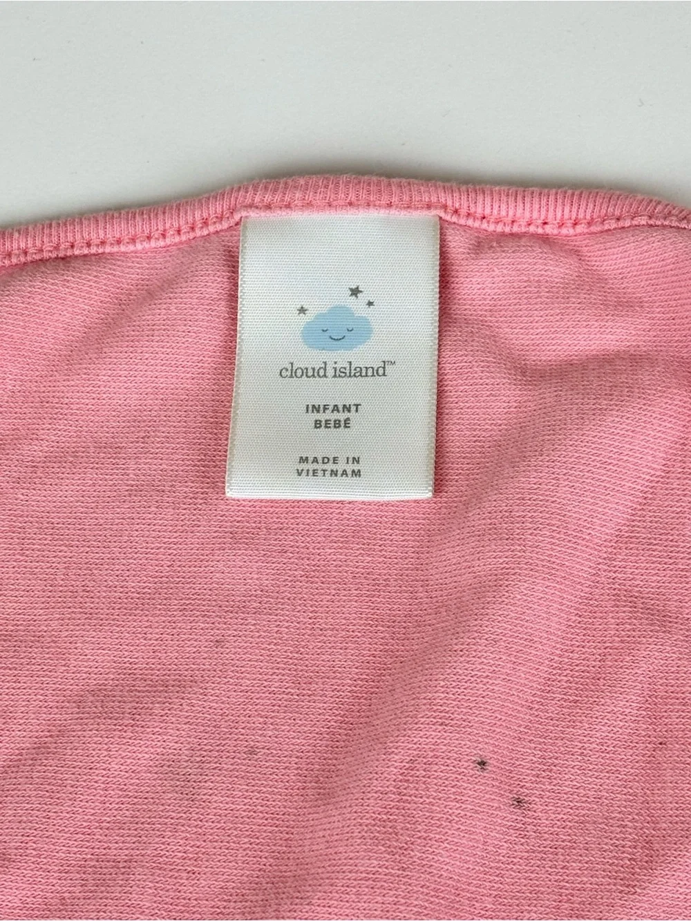 Pink-Trim Baby Hooded Towel + 3 Washcloths